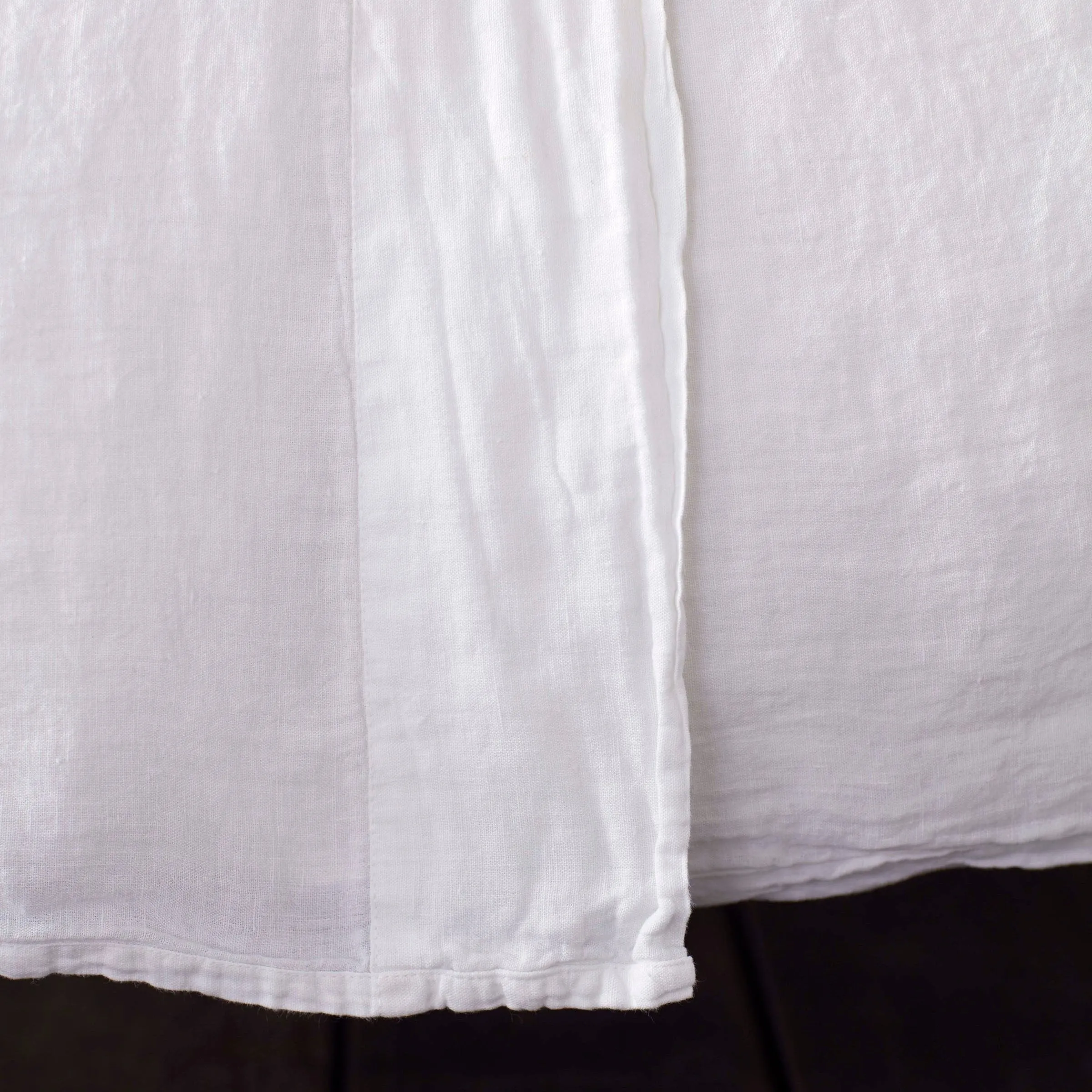 White Pure Linen Flat Sheet