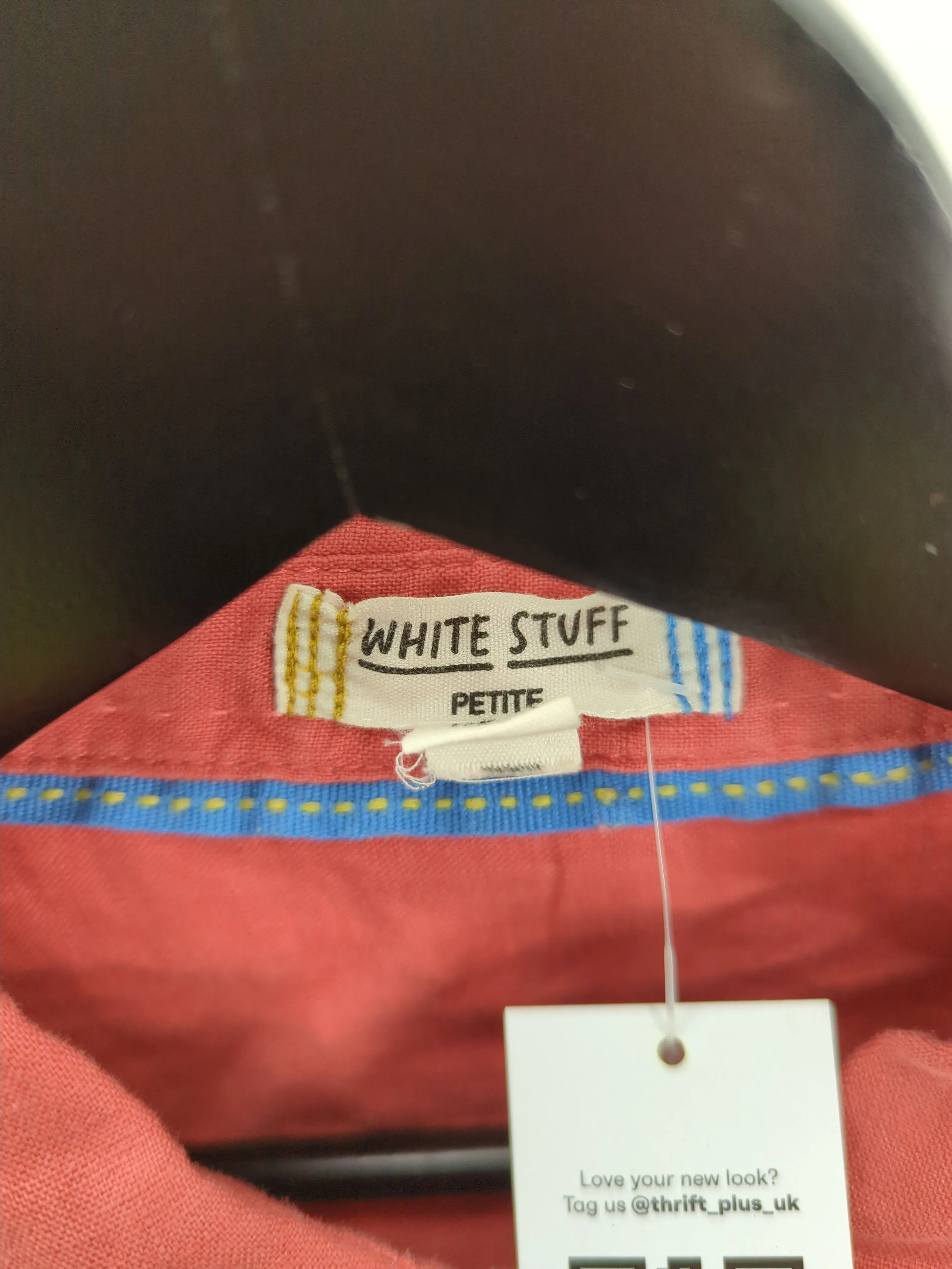 White Stuff Women's Midi Dress UK 12 Red 100% Linen