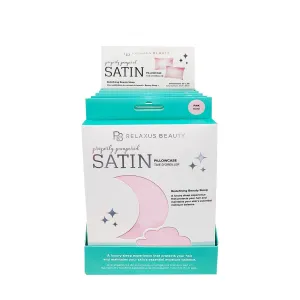 Wholesale Properly Pampered Satin Pillow Case (1-Pack) - Displayer of 6