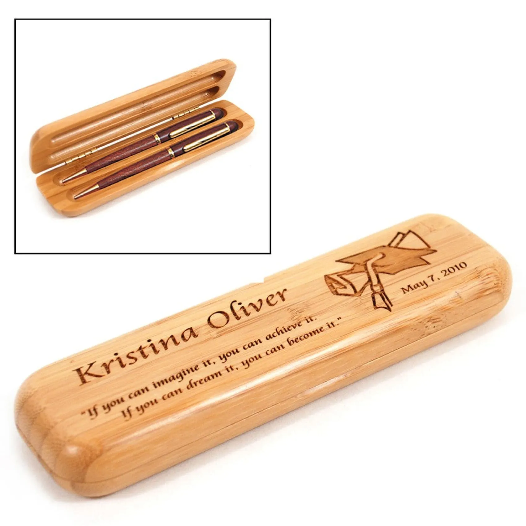 Wood Pen Case