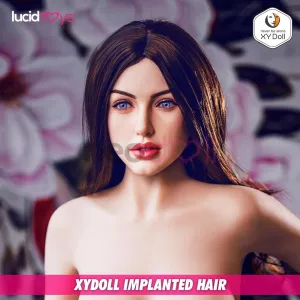 XYDoll - Isabel - Sex Doll Head - Implanted Hair - Black