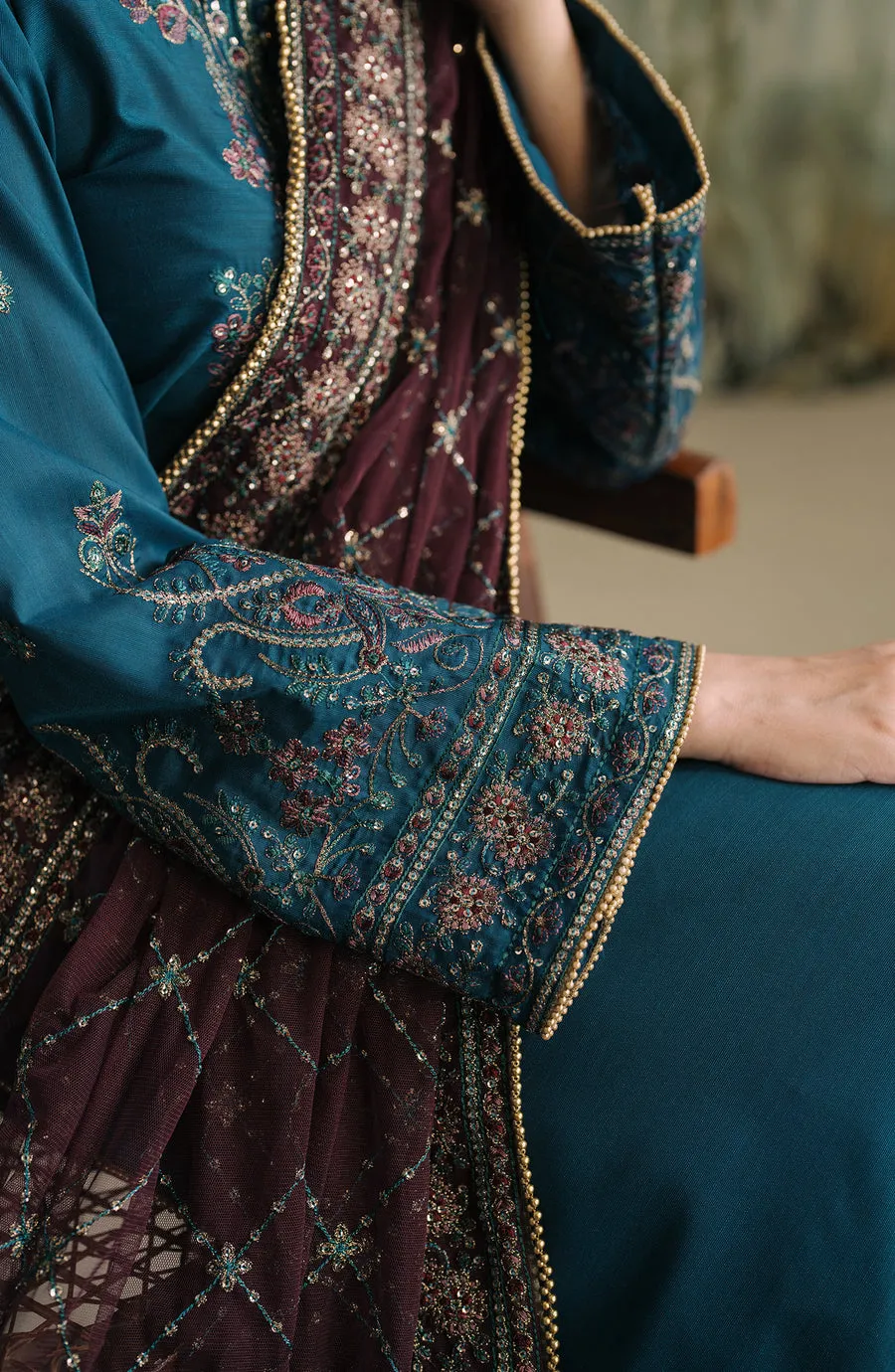 ZARIF | RAW SILK ZRF-RW-03 ZEENA
