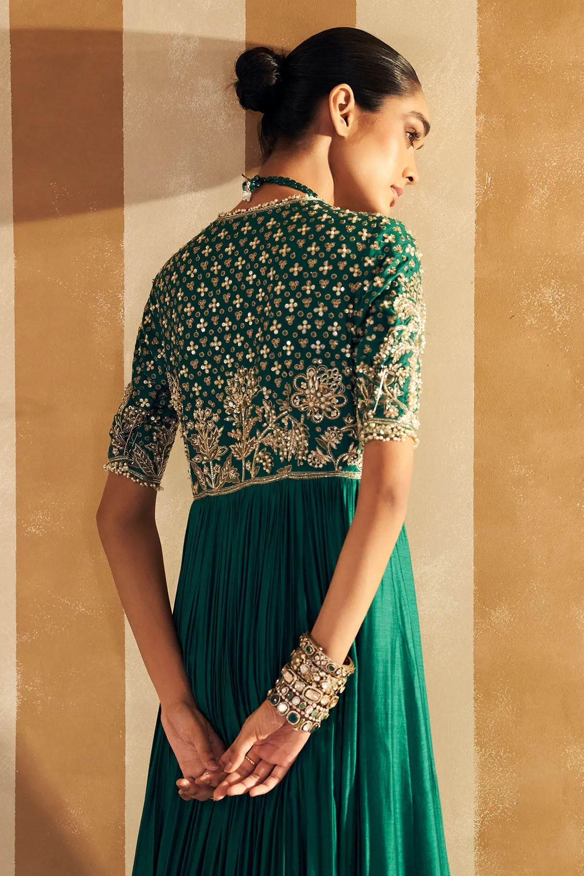 Zarqaa Anarkali set
