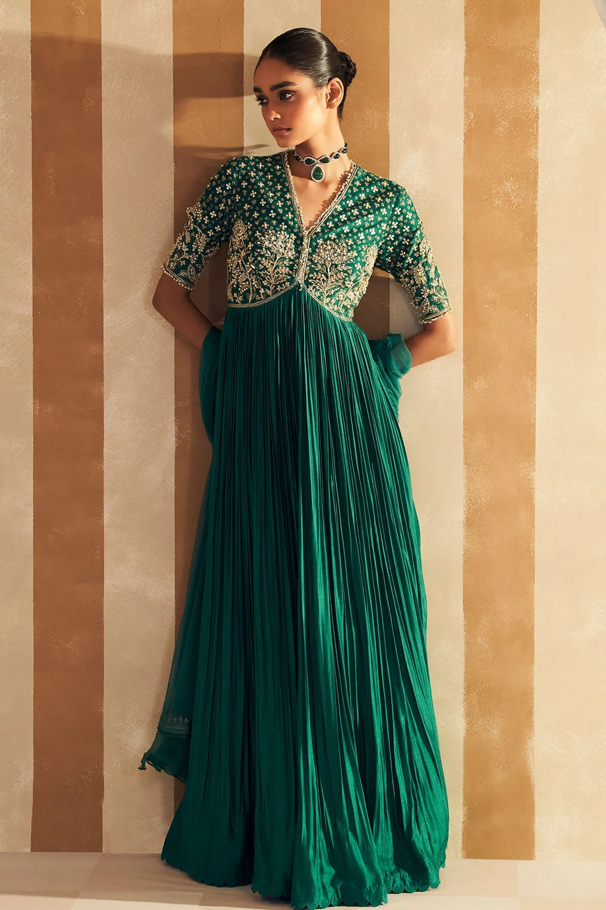 Zarqaa Anarkali set