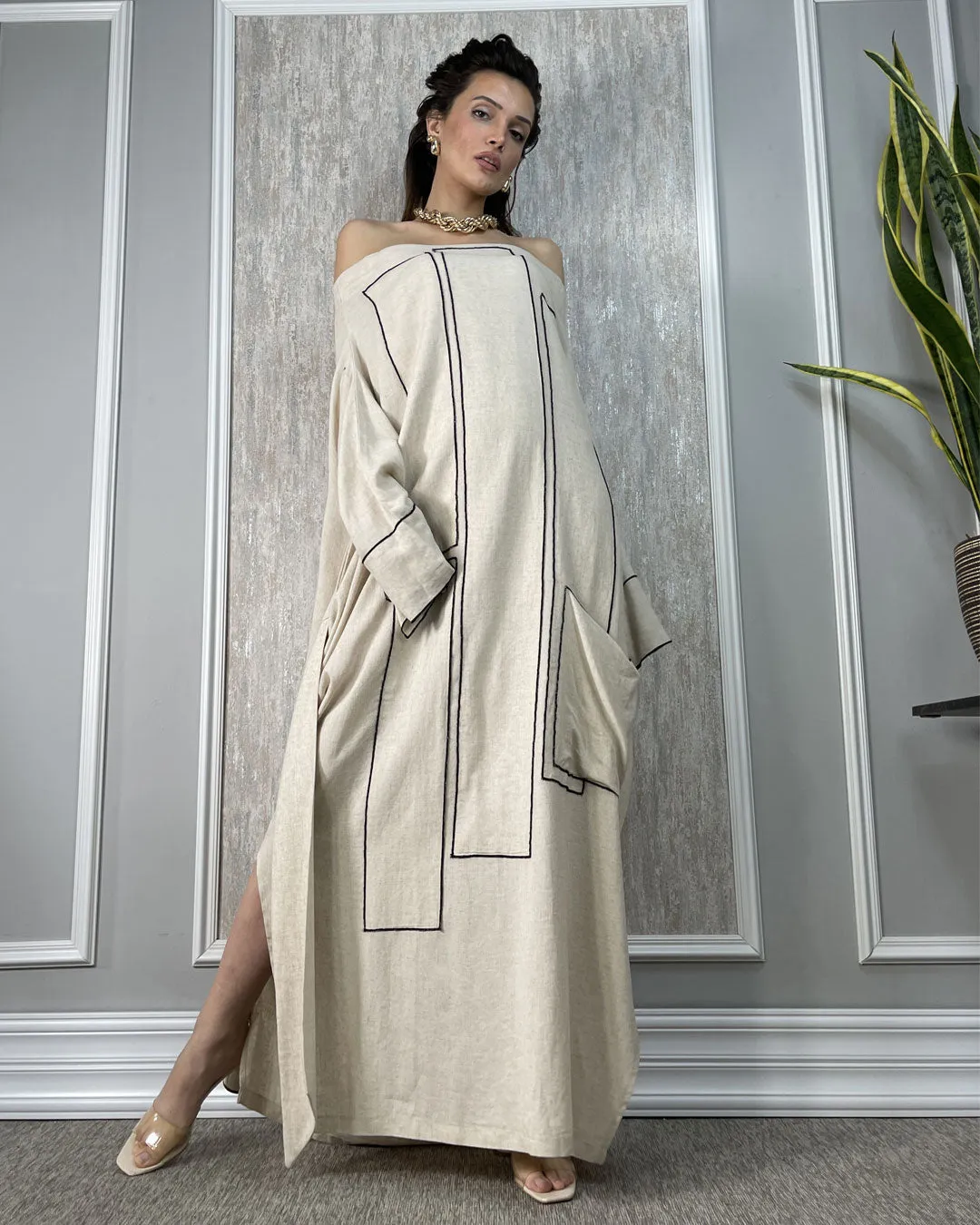 ZOMA LINEN DRESS