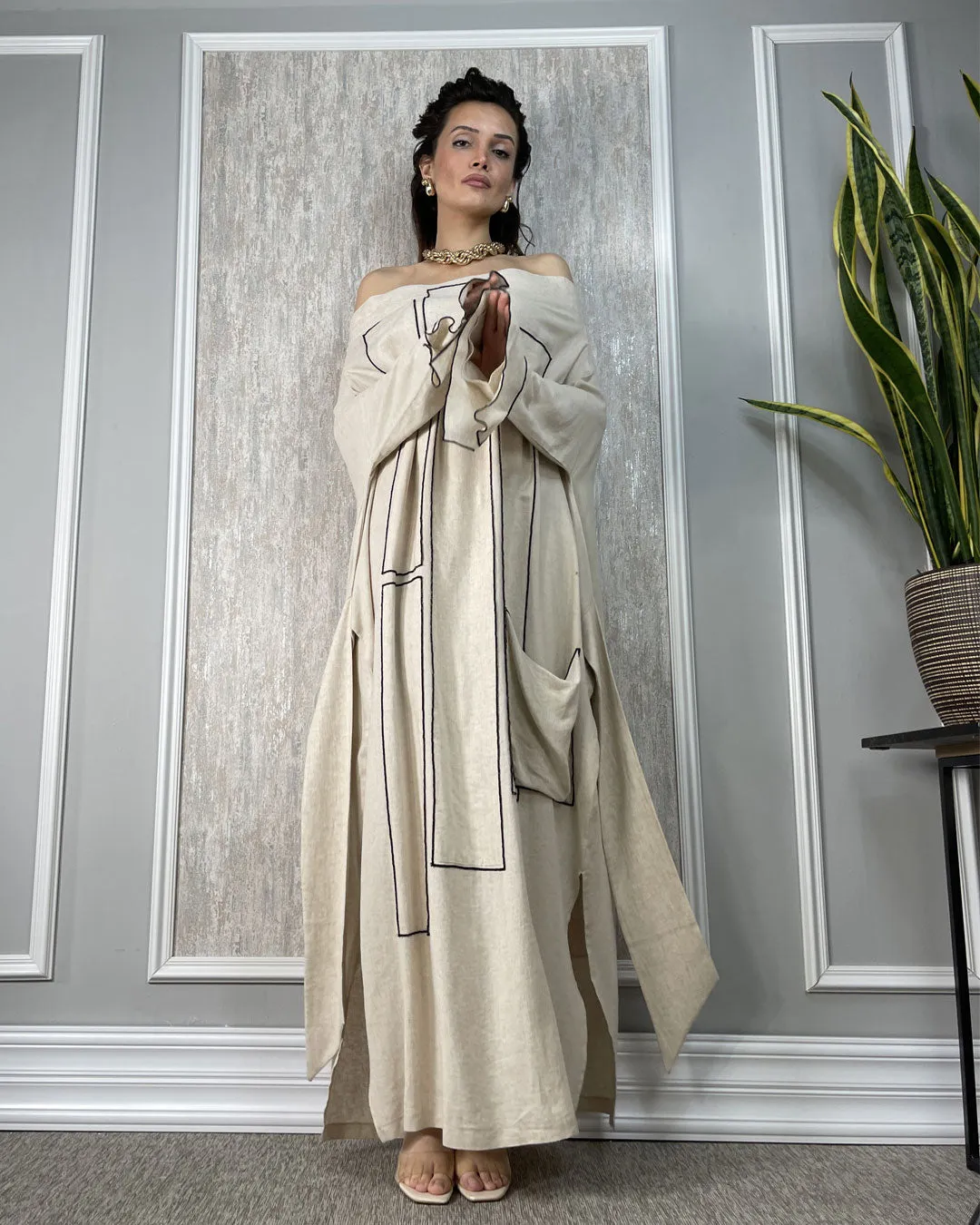 ZOMA LINEN DRESS