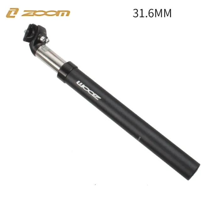 ZOOM Bicycle Suspension Seatpost - 31.6 * 350mm, Aluminum Alloy, Black