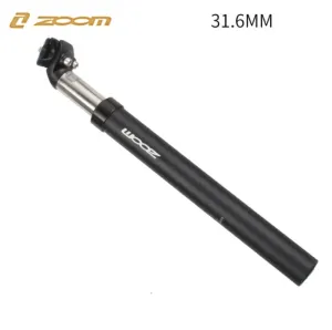 ZOOM Bicycle Suspension Seatpost - 31.6 * 350mm, Aluminum Alloy, Black