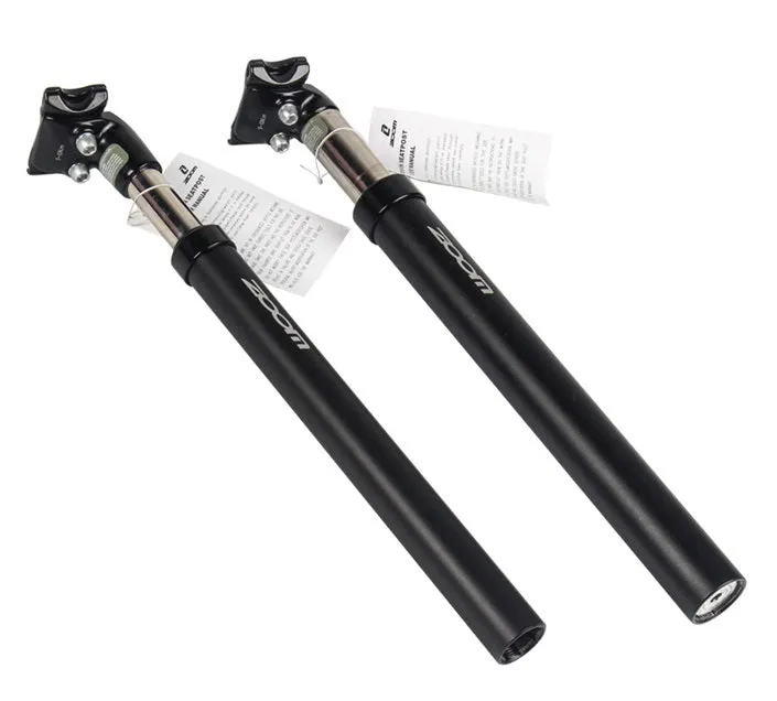 ZOOM Bicycle Suspension Seatpost - 31.6 * 350mm, Aluminum Alloy, Black