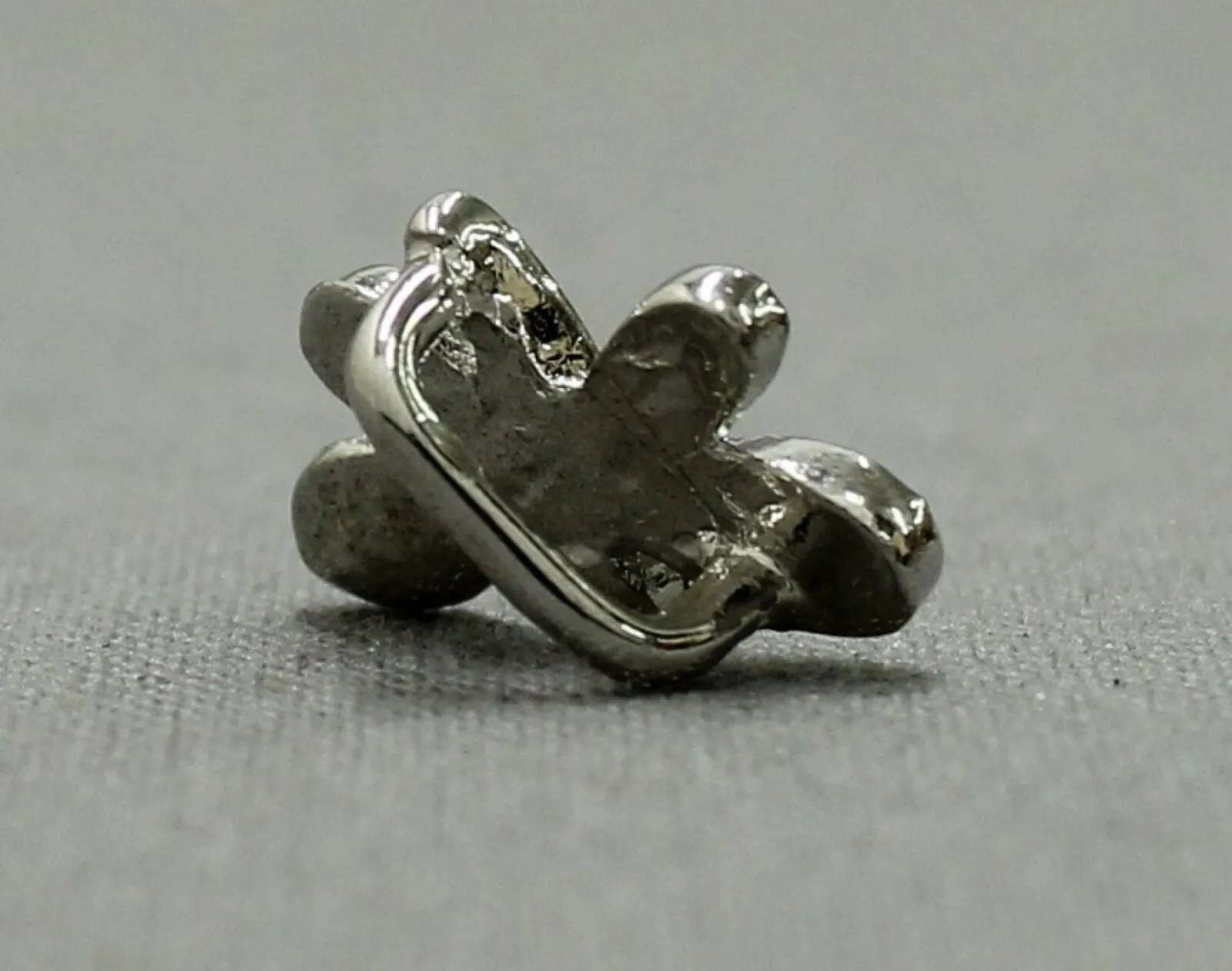 ZUZIFY Alphabet Charm Slide Keep Keeper Or Ribbon Bracelet Necklace 6mm (1/4")