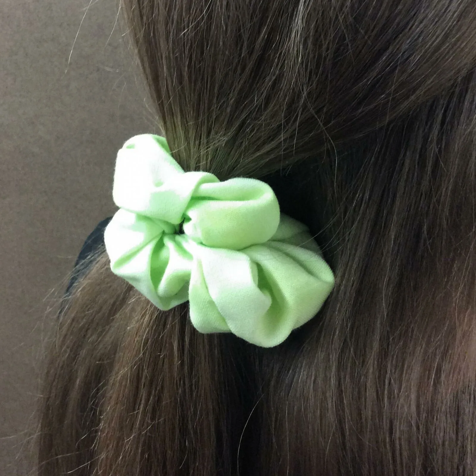 ZUZIFY Large Tie Dyed Linen Scrunchie Hair Tie