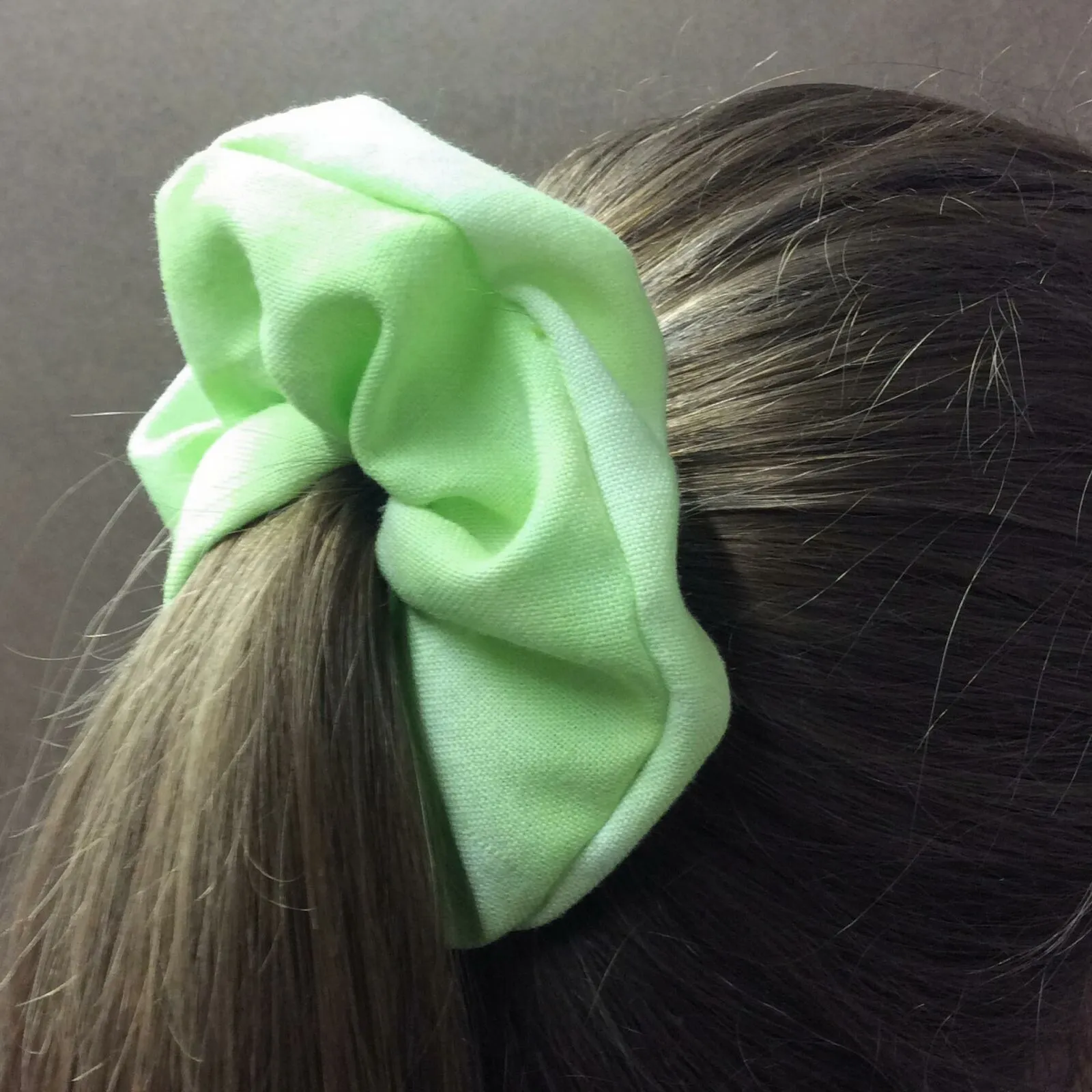 ZUZIFY Large Tie Dyed Linen Scrunchie Hair Tie
